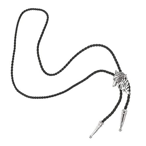 OATIPHO 1stück Vintage Western Krawatte Mit Wolfskopf Anhänger Einzigartiges Kostümzubehör Für Männer Für Cowboy-events Und Freizeitaktivitäten Einstellbare Leicht Und Atmungsaktiv von OATIPHO