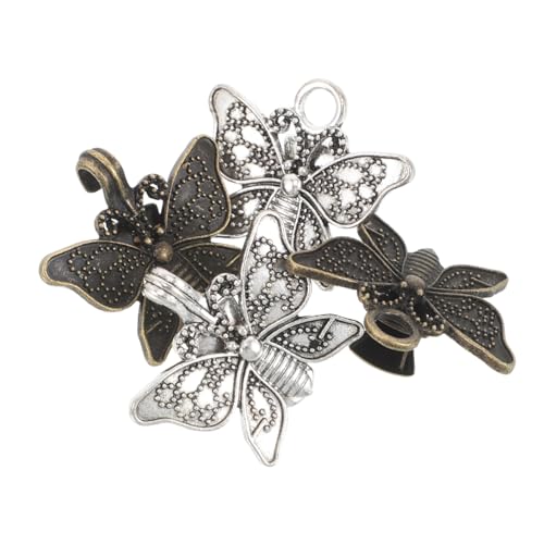 OATIPHO 2 Paare Vintage Butterfly Sweater Clips Abnehmbare Pullover Clips für Damen zur Taillierung Stilvolle Broschen für Cardigans Schals und Kleider von OATIPHO