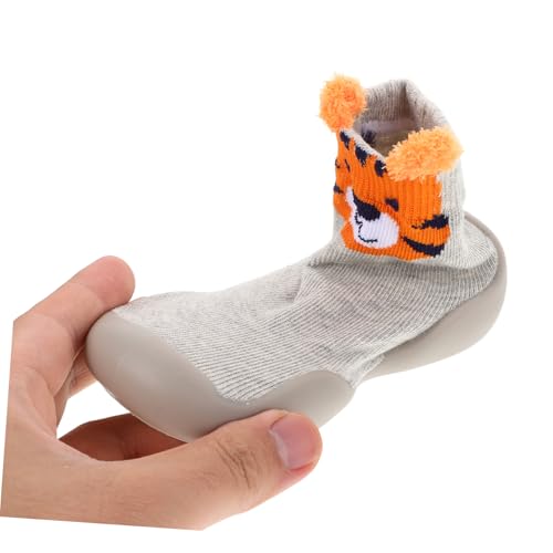 OATIPHO 2 Paare Weiche Lauflernschuhe mit Rutschfester Sohle Atmungsaktiv Unisex Babyschuhe für Drinnen und Draußen Bequemes Anziehen für Erste Schritte von OATIPHO