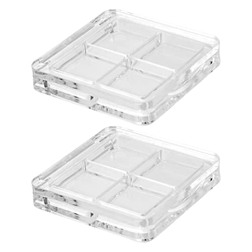 OATIPHO 2stücke Leere Lidschattenschalen Diy-lidschattenpaletten Lidschattenboxen Für Augen-make-up Aufbewahrung Für Mädchen Und Frauen von OATIPHO