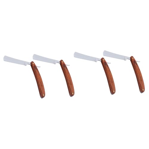 OATIPHO 2 Sätze Farbiger Holzrasierer Rasierapparat Doppelt Klingen Handhaben Rasieren Werkzeug Männer Rasierer Herrenrasierer Herren Rucksern Hölzern 2 Stücke * 2 von OATIPHO