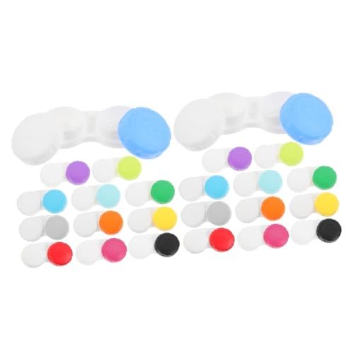 OATIPHO 2 Sätze Kontaktlinsenbehälter Reiselinsenbehälter Augentasche Kleiner Linsenhalter Entzückender Linsen Organizer Für Tageslinsen Klarer Behälter Kontaktlinsen 12 Stück * 2 von OATIPHO