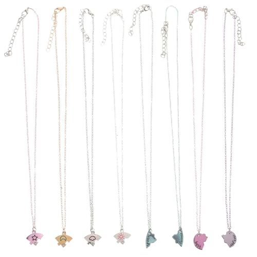 OATIPHO 2 Sets Best-Friend-Halsketten: Herzförmiger passender Anhänger – 4 Bestie-Freundschaftsschmuck für Mädchen – Puzzle-Design für den Alltag und besondere Anlässe von OATIPHO