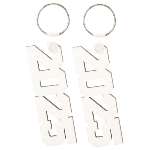 OATIPHO 2stücke Digitale Schlüsselanhänger Doppelseitige Blanko Schlüsselanhänger Für -Sublimation Personalisierbare Für Abschlussfeiern von OATIPHO