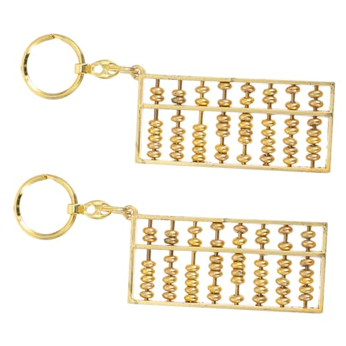 OATIPHO 2stücke Abacus Schlüssel Abacus Schlüssel Hängende Ringe Hängen Anhänger Kupferlegierung Retro von OATIPHO