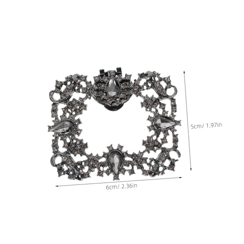 OATIPHO 2 Stück Abnehmbare Schuhclips für Damen mit Funkelnden Strass-steinen Metallische High Heel Schnallen für Brautschuhe Vielseitige Dekoration für Hochzeit Party und Besondere von OATIPHO