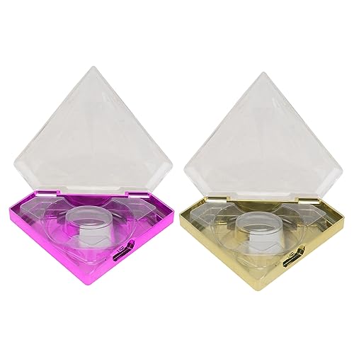 OATIPHO 2 Stück Boxen Wimpernbox Make Up Aufbewahrungskoffer Falsche Wimpern Wimpernaufbewahrungsbehälter Wimpernbehälter Wimpern Organizer Tablett Gefälschte Wimpern von OATIPHO
