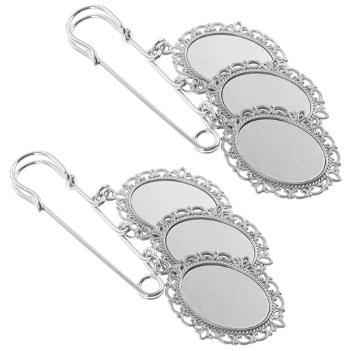 OATIPHO 2 Stück Diy Wärmeübertragungs Brosche Pins Leere Schmucknadeln für Designs für Kleidung Taschen und Hüte Personalisierbar für Kreative Bastelprojekte von OATIPHO
