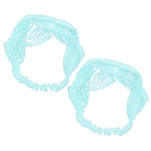 OATIPHO 2 Stück Floral Spitze Elastische Haarbänder für Damen und Mädchen Delikater Haarschmuck Blau für Alltag und Besondere Anlässe OATIPHO 2 Stück Floral Spitze Elastische Haarbänder für Damen und Mädchen Delikater Haarschmuck Blau für Alltag und Besondere Anlässe von OATIPHO