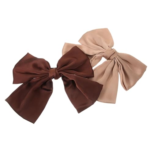 OATIPHO 2 Stück Große Haarschleifen Haarspangen für Damen Haarclips für und Mädchen für Verschiedene Frisuren und Anlässe von OATIPHO