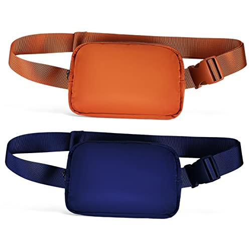 OATIPHO 2 Stück Gürteltasche fitnesstaschen turnsack Fitness Sporttasche Organizer Pouch Sweat Belt Tragetaschen für Damen Weiß Reisen Männer Hüfttaschen für Damen Riementasche Polyester von OATIPHO