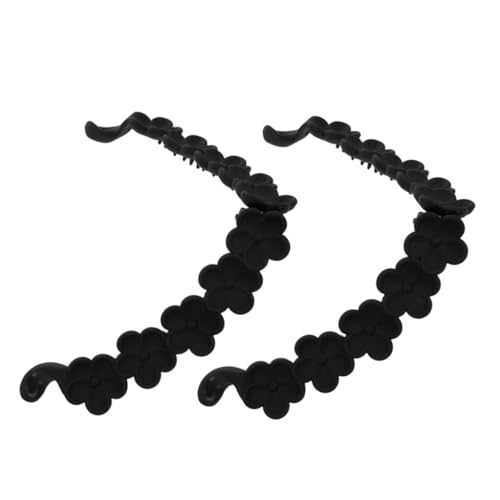 OATIPHO 2 Stück Haarnadeln Haarspangen Haarschmuck Haarschmuck Für Teenager Mädchen Haarblumen Clips Süße Haarspangen Mit Blumen Süße Haarspangen Süße Haarspangen Schwarz von OATIPHO