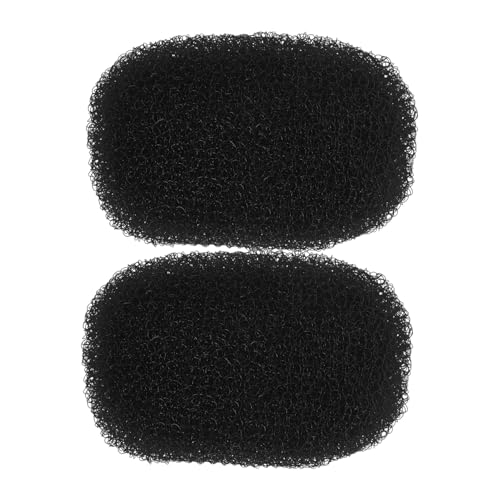 OATIPHO 2 Stück Hochhöhepad Verlängerung Heben Damen Haarschmuck Bußgeld Verdicken Clips Für Zubehör Haarklammern Lockig Matte Haarspangen Styling Nylonseide Schwarz von OATIPHO