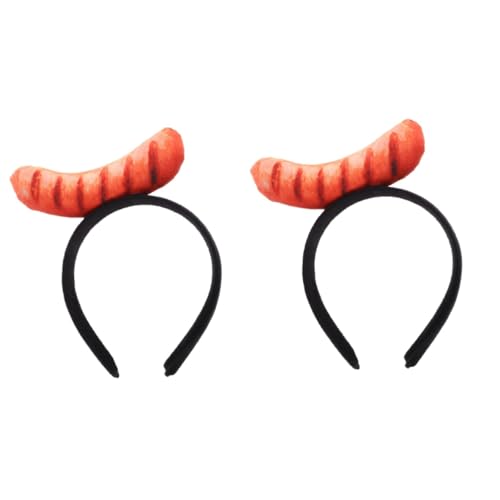 OATIPHO 2 Stück Imitat Lebensmittel Stirnband Lustiges Lustiges Glamouröse Haarklammern Haarspangen Party Simulation Lebensmittel Haarreifen Party Kostüm Foto Haar von OATIPHO