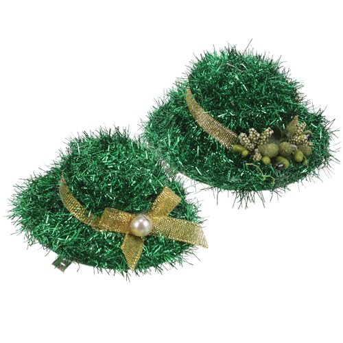 OATIPHO 2 Stück Irish Day Kopfschmuck Süße Haarspangen Damen Haarspangen Dekorative Haarspangen Grüner Hut Haarspangen Für Frauen St Patrick'S Day Haarspangen Grüne Hut Haarspangen Für von OATIPHO