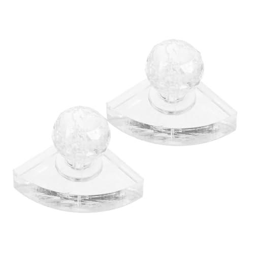 OATIPHO 2 Stück Kompression scheiben werkzeug Make-up-Stempel für das Gesicht Lidschattenstampfer Make-up-Gadget Wimpernstempel Augenstempel Lidschatten-Druckstempel Kristall Transparent von OATIPHO