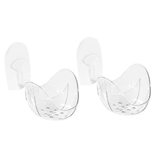 OATIPHO 2 Stück Kosmetik Schwamm Halter Aufbewahrungsbox für Make Up Schwämme Langlebiger Organizer für Schminkzubehör zur Wandmontage Bohren von OATIPHO