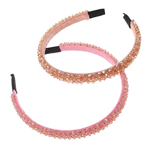OATIPHO 2 Stück Kristallstirnbandhaarclip Spitze Elastisch Breit Dünnes Stirnband Mode Haarschmuck Für Frauen Zubehör 4-reihiges Stirnband Stirnbänder Für Frauen Funkeln Strasshaarband OATIPHO 2 Stück Kristallstirnbandhaarclip Spitze Elastisch Breit Dünnes Stirnband Mode Haarschmuck Für Frauen Zubehör 4-reihiges Stirnband Stirnbänder Für Frauen Funkeln Strasshaarband von OATIPHO
