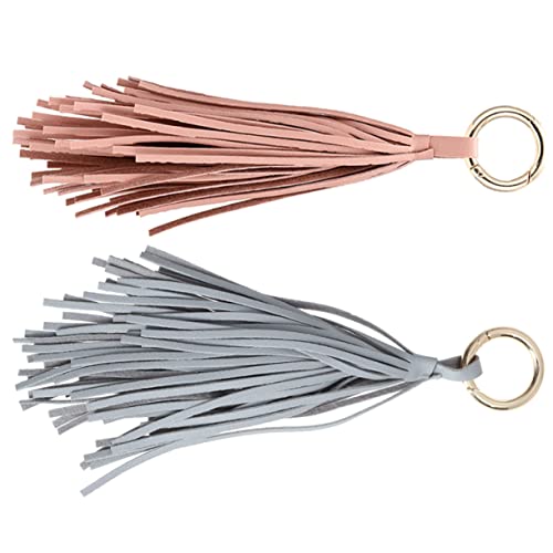 OATIPHO Schlüsselanhänger-set Mit Lederquaste – Stilvoll Für Damen Handtaschenanhänger Autoschlüsselhalter Perfektes von OATIPHO