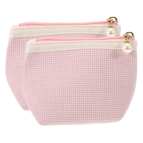 OATIPHO 2stücke Kosmetiktasche Für Damen Mini Makeup Organizer Tragbare Und Süße Lippenstiftschutzhülle Für Und Handtaschen von OATIPHO