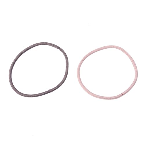 OATIPHO 2 Stück Modisches Haargummi Für Mädchen Einfaches Ring Haarband Pferdeschwanzhalter Haarring Pink Kaffee Elastisches Haarseil von OATIPHO