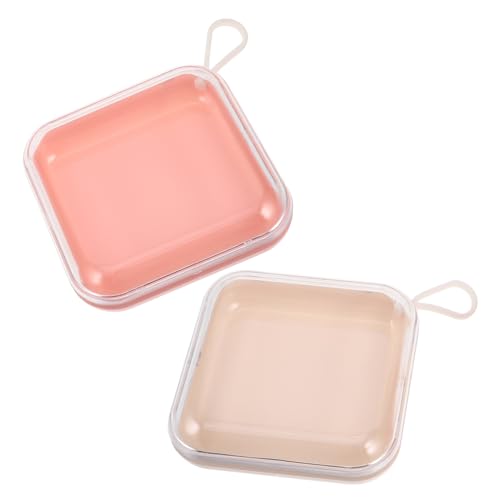 OATIPHO 2stücke Aufbewahrungsbox Für Press--nägel Nagelbehälter Mit Mehrfachfächern Transparente Box Für Nagelzubehör Organizer Für Künstliche Nägel Nagelhalter Zum Aufbewahren von OATIPHO