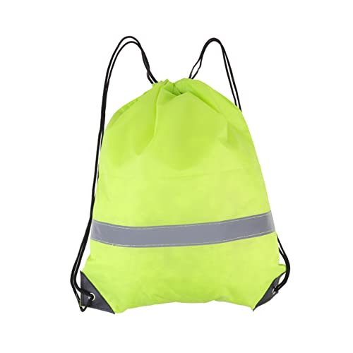 OATIPHO 2stücke Kordelzugbeutel Tragbar Gelbgrüne Rucksäcke Packsack Für Fitness Reisen Outdoor Mit Kordelzug Aufbewahrungstasche Verschleißfest von OATIPHO