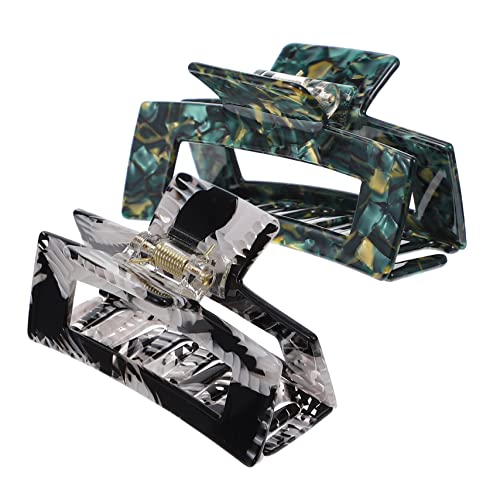 OATIPHO 2 Stück Retro -kopfschmuck Greifen Lockige Haare Klaue Dekorative Haarspangen Für Frauen Haarklammer Haarbindungen Für Frauen Haarschmuck Für Damenclips Klein Acryl von OATIPHO