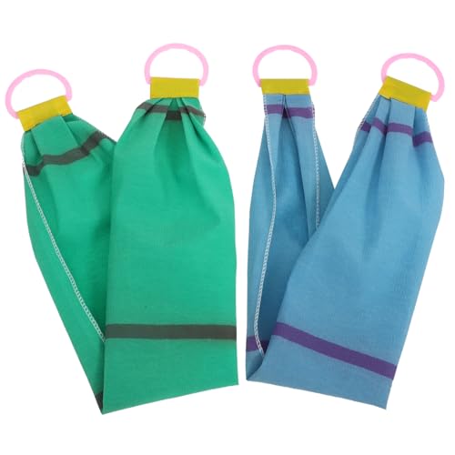 OATIPHO 2 Stück Rückenpeeling Handtuch Peeling Rückenschrubber Reinigendes Körperpeeling Badetuch Sanftes Waschen Hautnetz Rückenschrubber Für Duschtücher Bade Rückenschrubber von OATIPHO