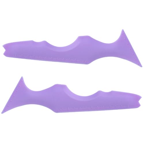 OATIPHO 2stücke Silikon-augenbrauenschablonen Für Eyeliner Und Lidschatten Wiederverwendbar Mit Ergonomischem Griff Für Anfänger Und Profis von OATIPHO