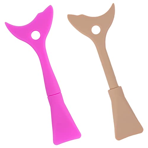 OATIPHO 2 Stück Silikon Eyeliner mit Wimpernschutz Lidschatten Hilfswerkzeug für Präzises Make Up für Anfänger und Profis Kompakt und Tragbar Schützt das Make Up von OATIPHO