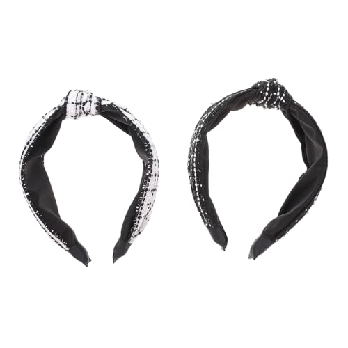 OATIPHO 2 Stück Stylische Haarreifen für Damen Karomuster Rutschfester Kopfband für Gesichtswäsche und Make Up Langlebige Haaraccessoires Modisches Design für OATIPHO 2 Stück Stylische Haarreifen für Damen Karomuster Rutschfester Kopfband für Gesichtswäsche und Make Up Langlebige Haaraccessoires Modisches Design für von OATIPHO