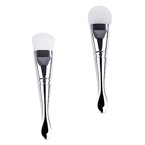 OATIPHO 2 Stück Teiliges Gesichtsmaske Pinsel mit Löffel Make Up für Anwendung von Schlafmasken und Hautpflegeprodukten Wiederverwendbar und Leicht zu Reinigen von OATIPHO
