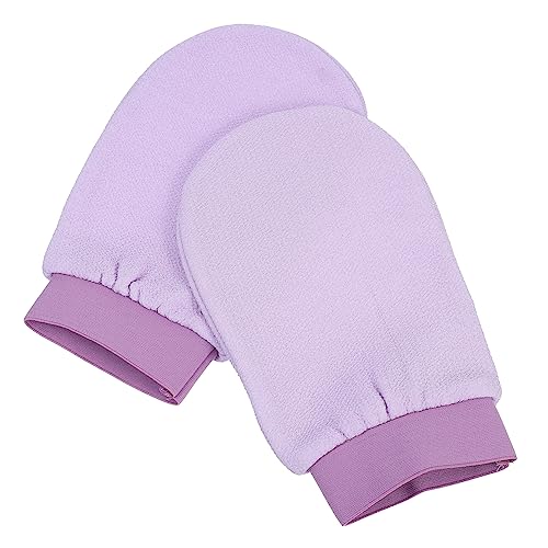OATIPHO 2 Stück Teiliges Rückenscrub Handschuhe Doppelseitige Peeling Handtücher für Dusche Hochwertige Materialien zur Sanften Körperpeeling für Gesamte Familie von OATIPHO