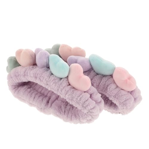 OATIPHO 2 Stück Teiliges Waschen Gesicht Haarband mit Herzen Verstellbare Elastische Haargummis für Damen zum Zähneputzen Waschen Make Up und Schnelle Farbdesign OATIPHO 2 Stück Teiliges Waschen Gesicht Haarband mit Herzen Verstellbare Elastische Haargummis für Damen zum Zähneputzen Waschen Make Up und Schnelle Farbdesign von OATIPHO