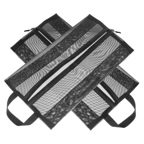 OATIPHO 2 Stück Tragbare Reise Schuhbeutel Mesh Atmungsaktive Schuhaufbewahrungstaschen für Männer und Frauen Staubdicht für Outdoor Sport und Geschäftsreisen von OATIPHO