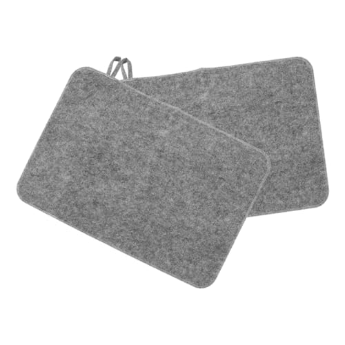 OATIPHO 2stücke Filz Saunakissen Wärmeisolierende Sauna Matte Wasserabsorbierende Badezimmer Matte Saunabank Schutzmatte Sauna Fußmatten Sitzauflage Für Zubehör von OATIPHO