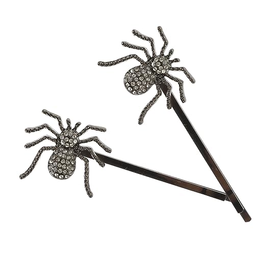 OATIPHO 2stücke Haarnadel Mit Strass Und Spinnen-design Kleine Haarnadeln Für Damen Dekoratives Haarzubehör Vintage Haarschmuck Dünne Haarspangen Für Verschiedene Frisuren von OATIPHO