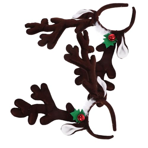 OATIPHO 2stücke Weihnachtsgeweih Haarband Lustiges Antler Kopfband Für Erwachsene Dekoration Für Weihnachten Und Kostümpartys von OATIPHO
