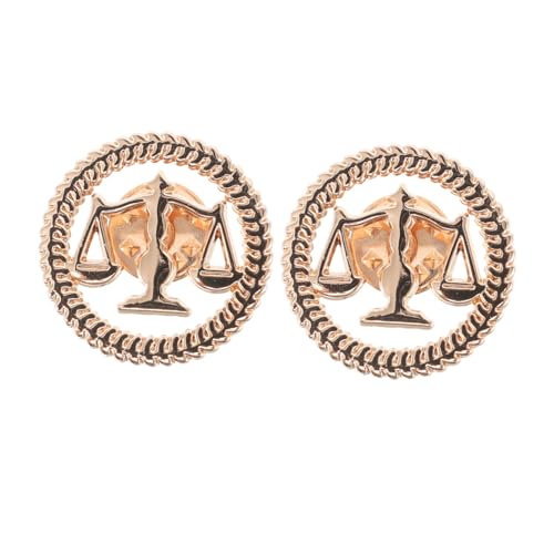 OATIPHO 2 Stücke Anwaltsbrosche Goldfarbenes Justiz Symbol Anstecknadel für Herren Damen Jurastudenten Anzüge Hemden Formelle Accessoires von OATIPHO
