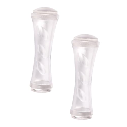 OATIPHO 2 Stücke Doppelseitiger Nagelstempel Transparente Nagelkunst Stempel für Maniküre Selbstgemacht für Zuhause und Salons für French Tip Designs von OATIPHO