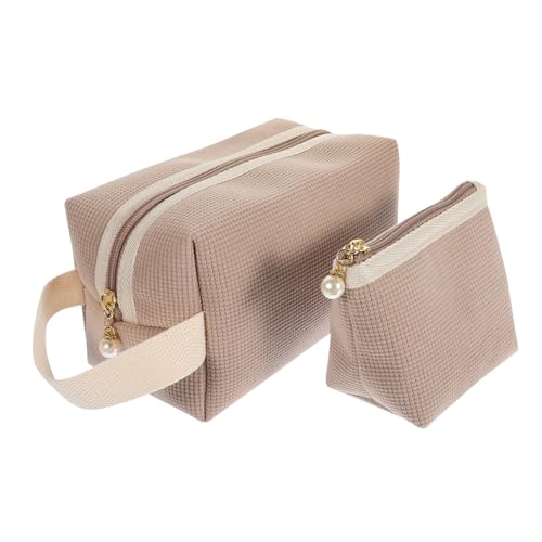OATIPHO 2stücke Kosmetiktasche Für Damen Mit Reißverschluss Kosmetikbeutel Organizer Für Reise Und Alltag Wiederverwendbare Make-up-Tasche von OATIPHO