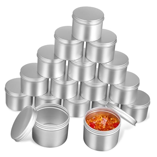 OATIPHO 20 Stück Alu-Box versiegelter Blechbehälter Kerzenkinder Dose aus Aluminiumblech Kerze kann kleine Behälter Container runde Aluminiumdosen runde Dosen mit Deckel OATIPHO 20 Stück Alu-Box versiegelter Blechbehälter Kerzenkinder Dose aus Aluminiumblech Kerze kann kleine Behälter Container runde Aluminiumdosen runde Dosen mit Deckel von OATIPHO