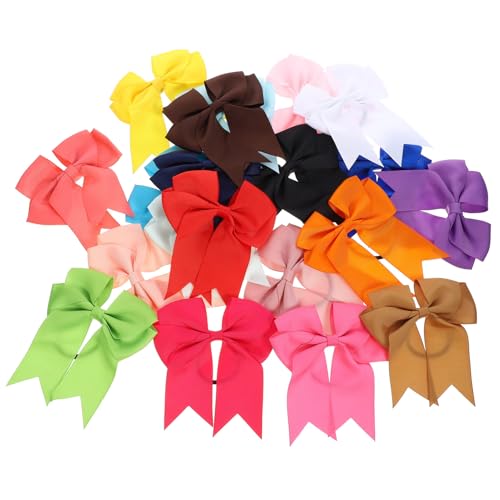 OATIPHO 20 Stück Pack Haarbänder mit Schleife für Mädchen und Kleinkinder Farbenfrohe Haarschmuck für Partys Geburtstage und Familienfotos Zufällige Farbe Zufällige Farbe von OATIPHO