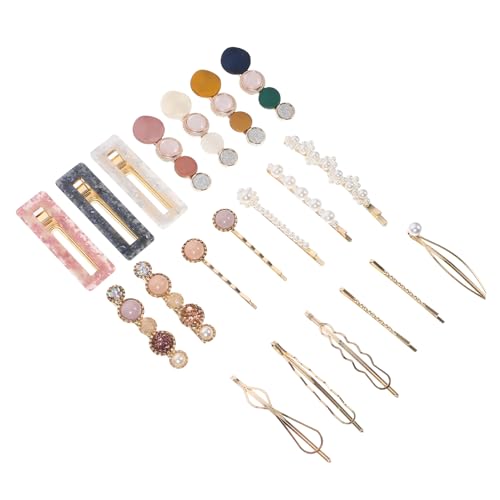 OATIPHO 20stücke Damen Perlen Clips Acryl Haarspangen Mode Haaraccessoires Haar Ornamente von OATIPHO