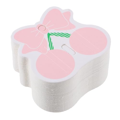 OATIPHO 200stücke Haarspangen Anzeige-karten Für Haarschmuck Erwachsene Und Junge Mädchen Kartonhalterung Für Haarclips Diy Karten Für Haarspangen Und Haarschleifen von OATIPHO