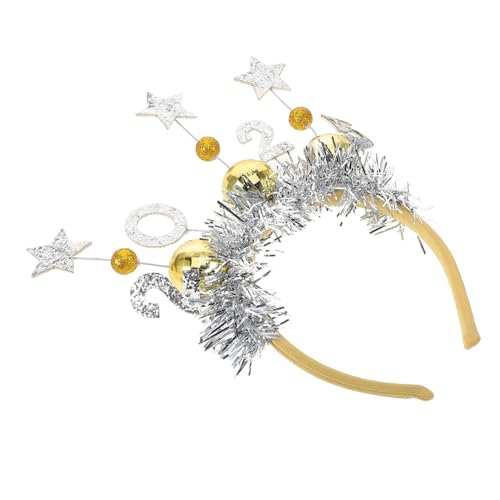 OATIPHO Neujahrs Haarband Mit Festlichem Party-deko Und Fotorequisit Für Silvesterfeiern Für Unvergessliche Erinnerungsfotos von OATIPHO