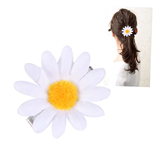 OATIPHO Haarspange Für Mädchen 20 Stück Damen-haarspange Mit Gänseblümchenmuster Weiße Haarspange Für Damen Und Mädchen von OATIPHO