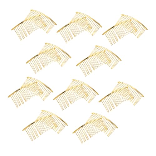 OATIPHO 20stücke Brautschleierkämme Aus Metalldraht Dekorativer Haarkamm Für Lockiges Haar Französische Haarkämme Als Brautschmuck Für Hochzeit Schiebe-haarspangen Mit Vintage-design von OATIPHO
