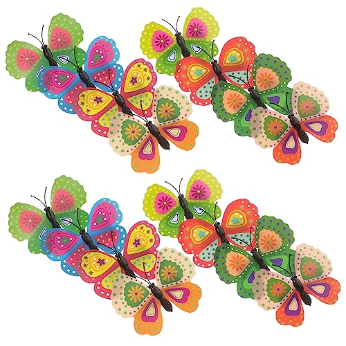 OATIPHO 24stücke Teiliges Haarklammern Mit Schmetterlingen Haarspangen Für Mädchen Kreative Haaraccessoires Zur Dekoration Für Feste Und Alltag von OATIPHO